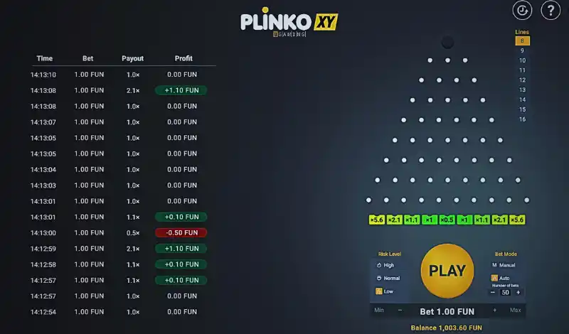 Plinko XY